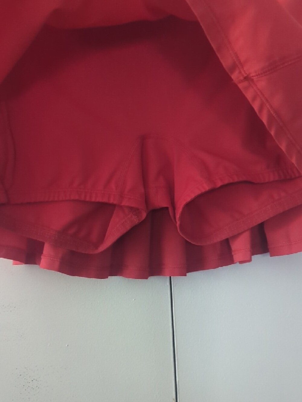 Women’s Red Athletic Skort - Picture 5 of 5
